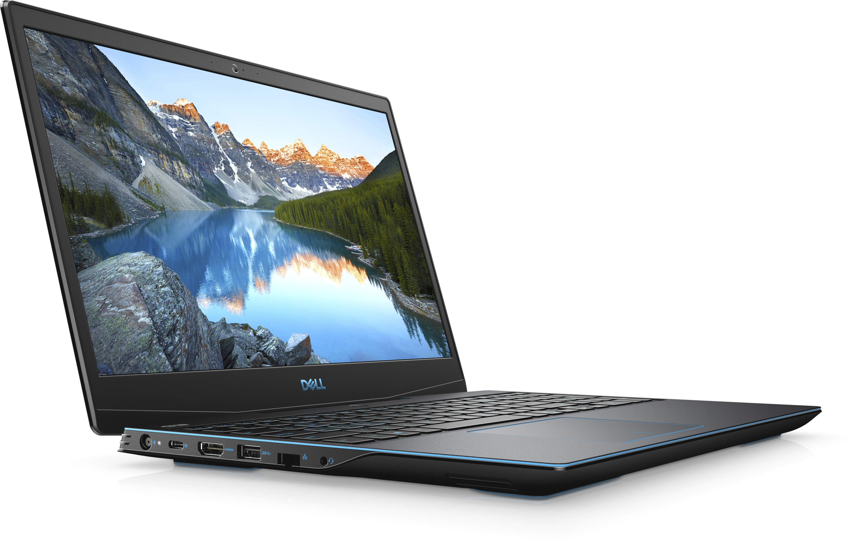 G315-8503 g3-3590 15.6"(1920x1080 (матовый, 144hz) ips)/intel core i7 9750h(2.6ghz)/16384mb/1000+256ssdgb/nodvd/ext:nvidia geforce gtx1660ti(6144mb)/bt/wifi/black/w10 + backlit/fp Dell Santreyd  - Вид №3
