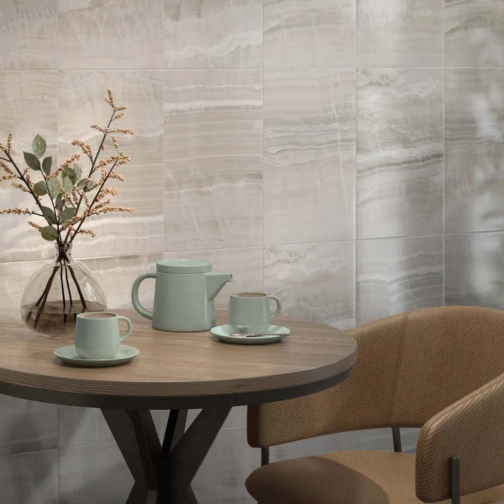 Плитка настенная Kerama Marazzi Тибр 25x40 см 1.1 м² глянцевая цвет бежевый STLM-2094531