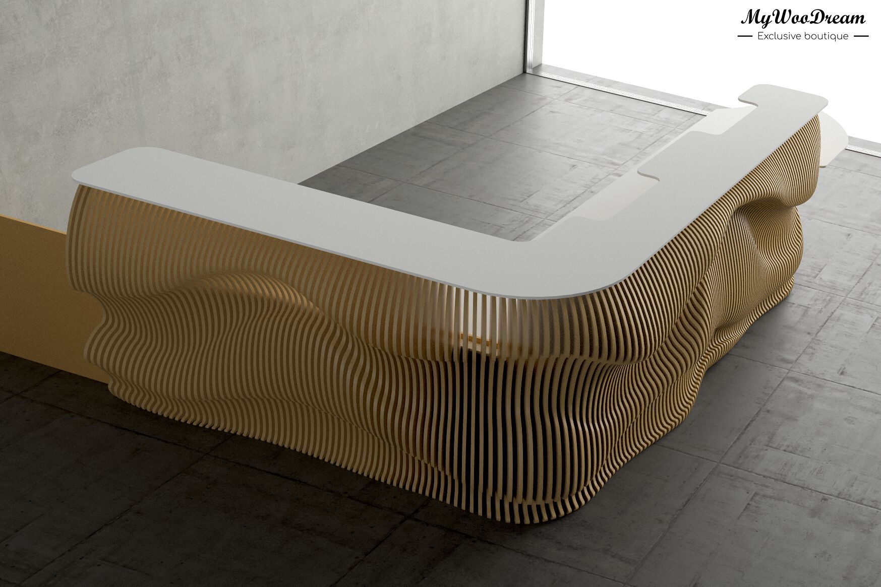 Стойка регистрации из фанеры MYWOODREAM CERY ARCH-00132521