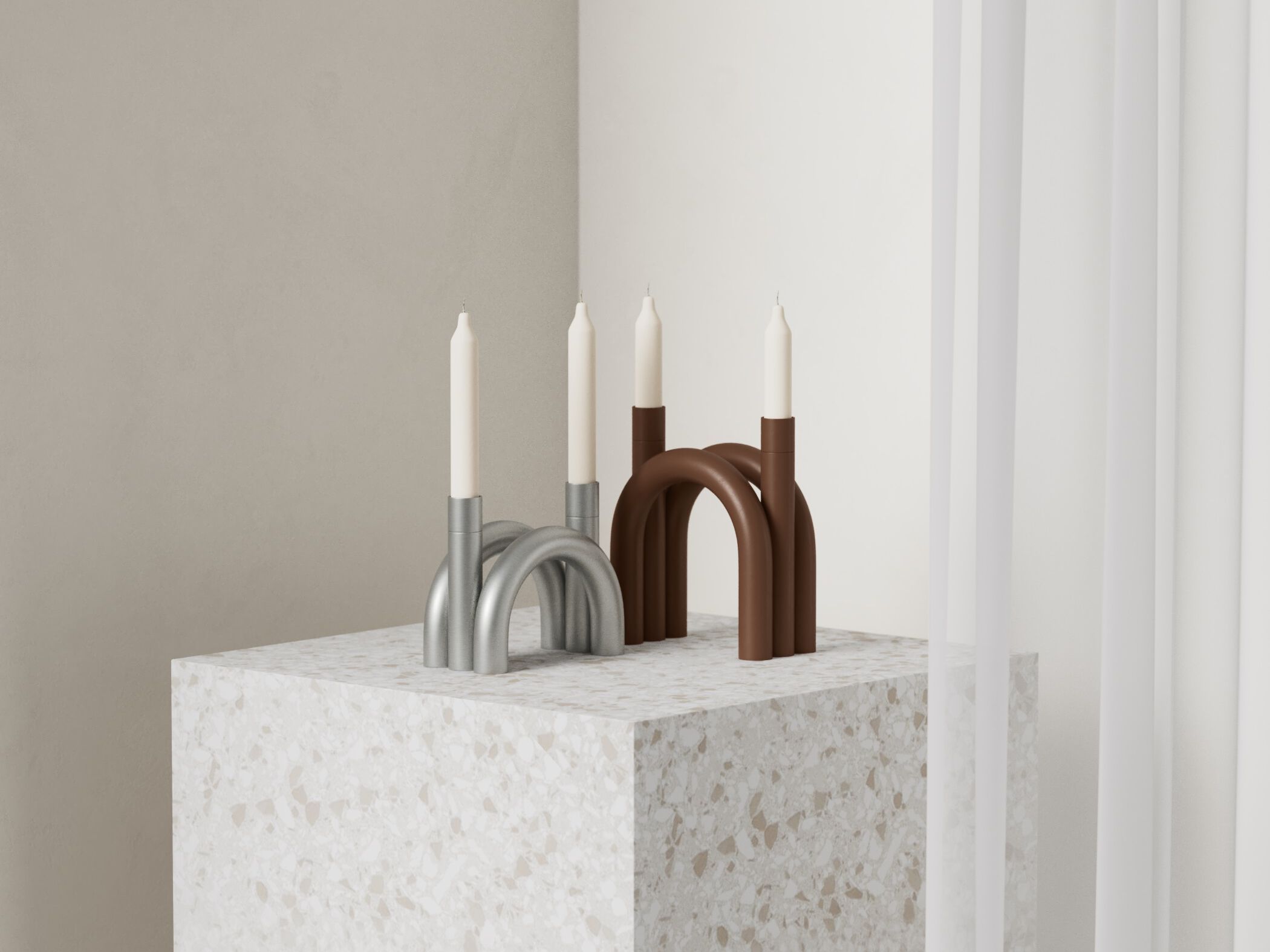 Алюминиевый подсвечник Joyf трубка ARCH-00030258 - Вид №7