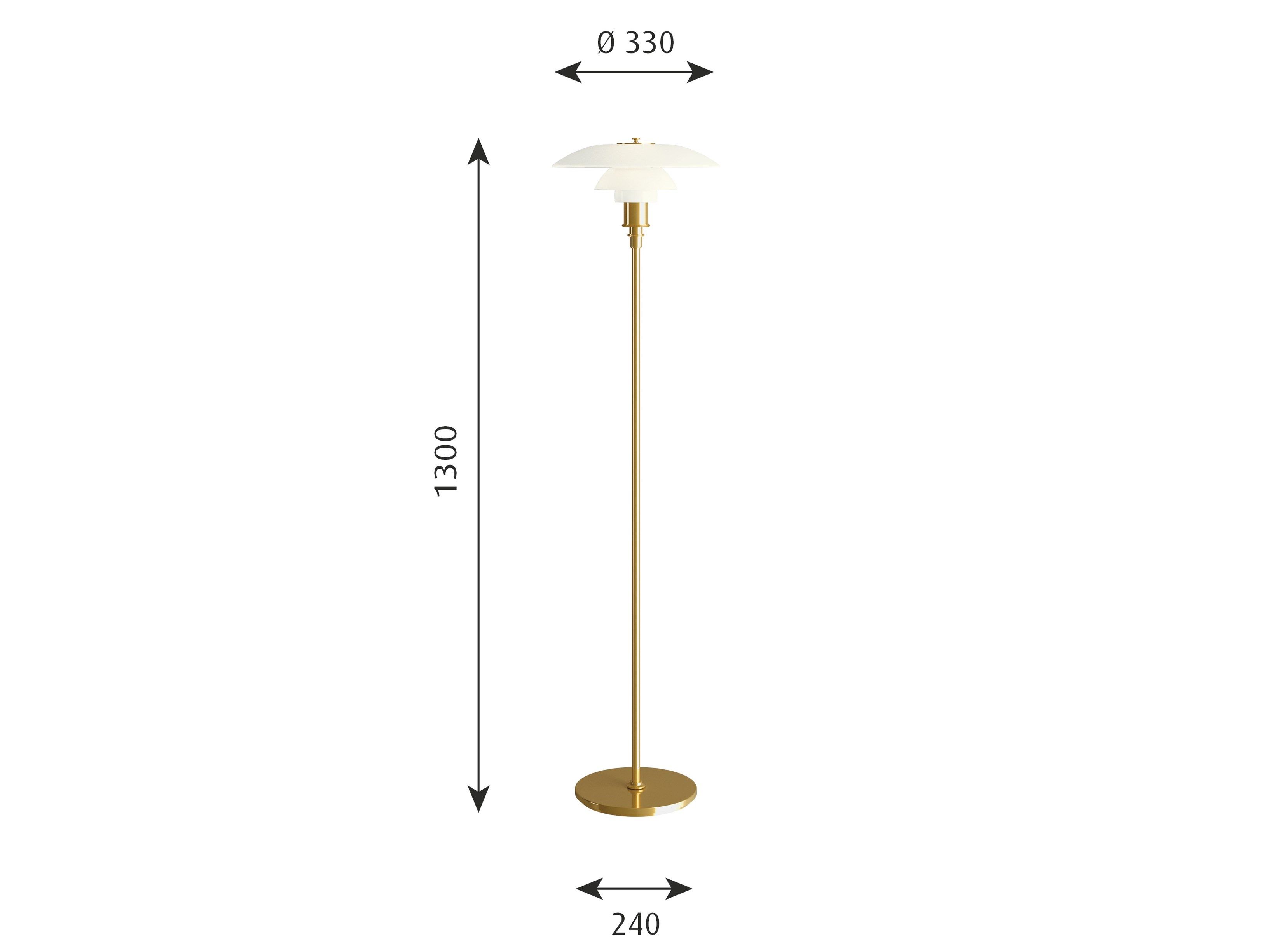 Торшер из опалового стекла Ph PH 3½-2½ ARCH-00084119 - Вид №15
