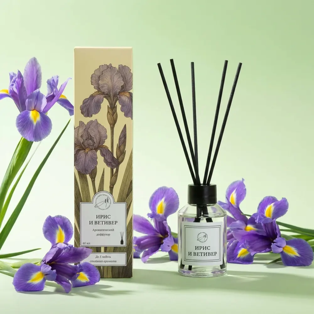 Ароматический диффузор Aroma Harmony Ветивер и ирис 60 мл 89440619 STLM-2078690 