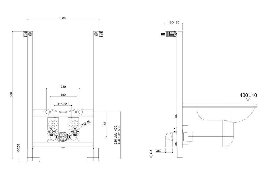 Держатель для раковины из нержавеющей стали Ponte Giulio стандарт ARCH-00019767 - Вид №2