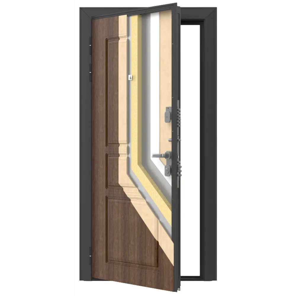 Дверь входная металлическая Премиум Плюс 99x205 см левая калабрия DOORHAN STLM-2076055 - Вид №2