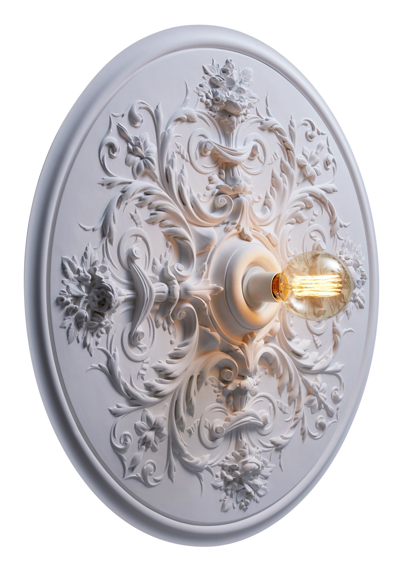 Настенный светильник ручной работы из гипса RADAR INTERIOR Haussman ARCH-00128004 - Вид №1