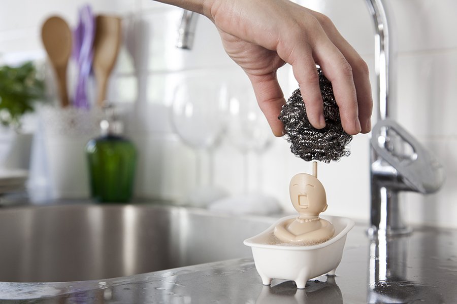 Держатель для кухонного скребка бежевый Soap Opera PELEG DESIGN ДИЗАЙНЕРСКИЕ 00-3871463 Бежевый;белый;коричневый  - Вид №9