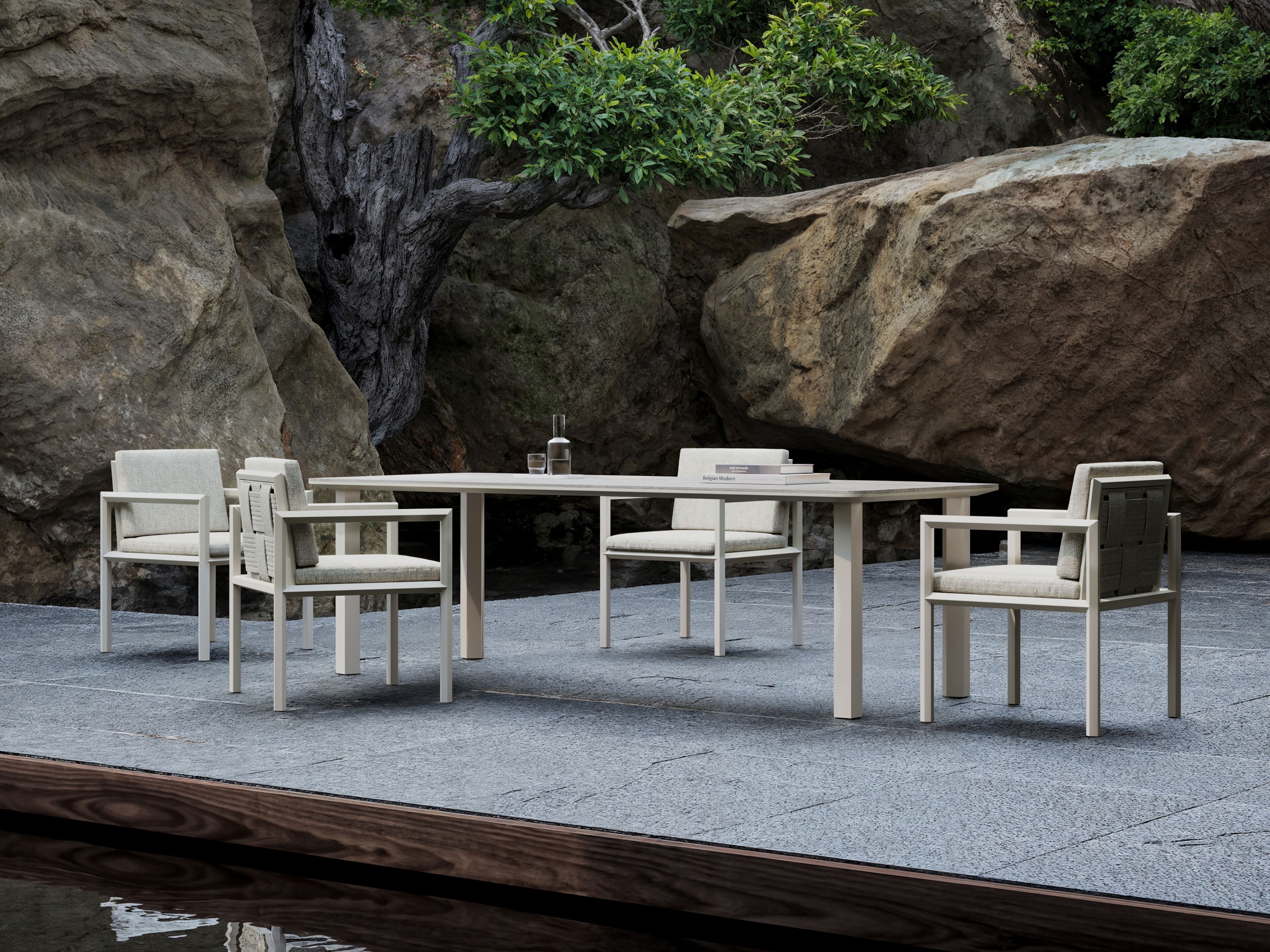 Тканевый садовый стул с подлокотниками SNOC Éclat ARCH-00050398 - Вид №3