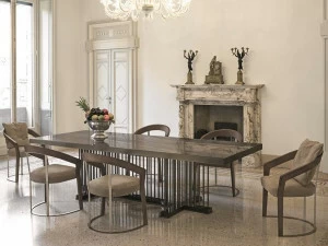 Longhi Прямоугольный обеденный стол из мрамора Loveluxe 2016 – vanity collection T 155