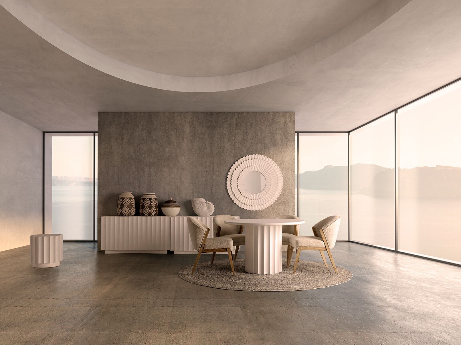 Мягкий стул из сосны Vical Home Prati Bouclé ARCH-00020724 - Вид №4