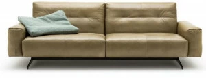 Rolf Benz Кожаный диван-санки с тафтинговым покрытием Rolf benz 50