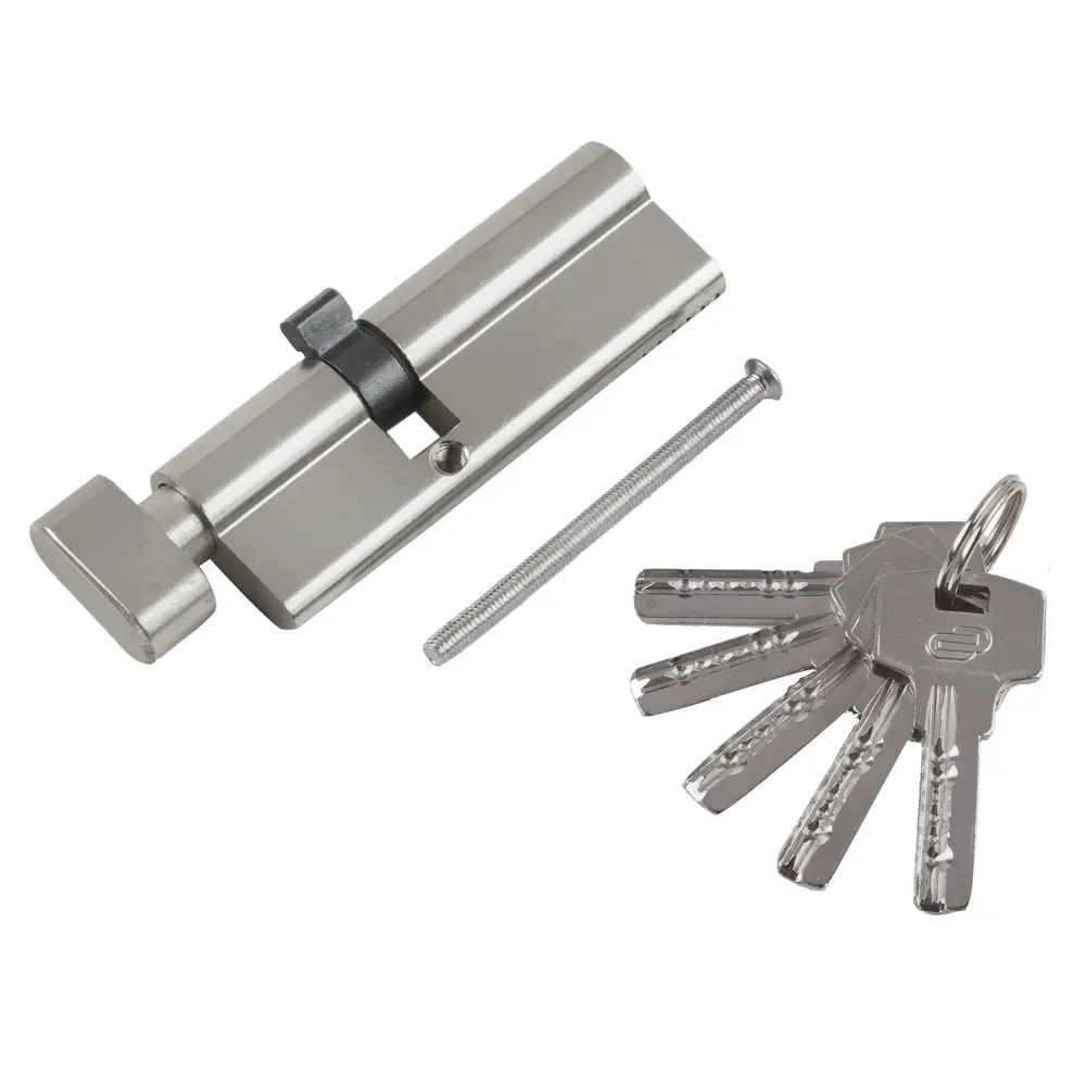 Цилиндр Standers ключ/вертушка 35х55 хром, TT-CANB355CR STLM-2097427 - Вид №3