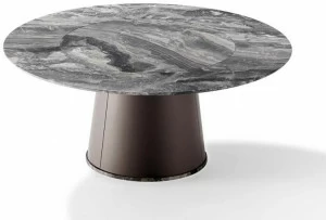 Draenert Круглый стол из натурального камня с ленивой сьюзан
