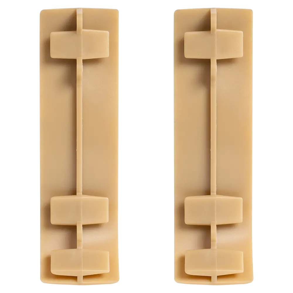 Соединитель для плинтуса Pro Дом 5.5 см ПВХ цвет дуб беленый 2 шт Santreyd STLM-2122667 - Вид №1