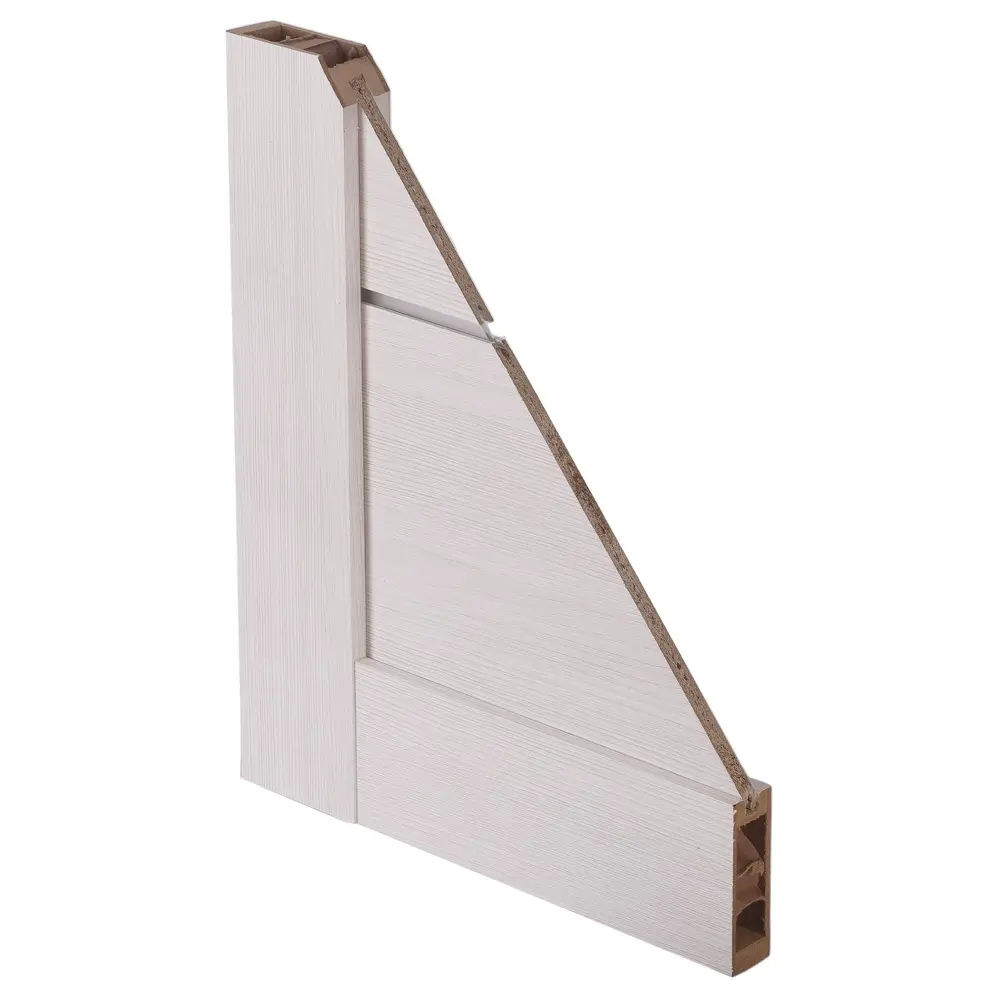 Полотно дверное глухое Мюнхен 90x200 см, ламинация, цвет слоновая кость 3D VERDA STLM-2113697 - Вид №1