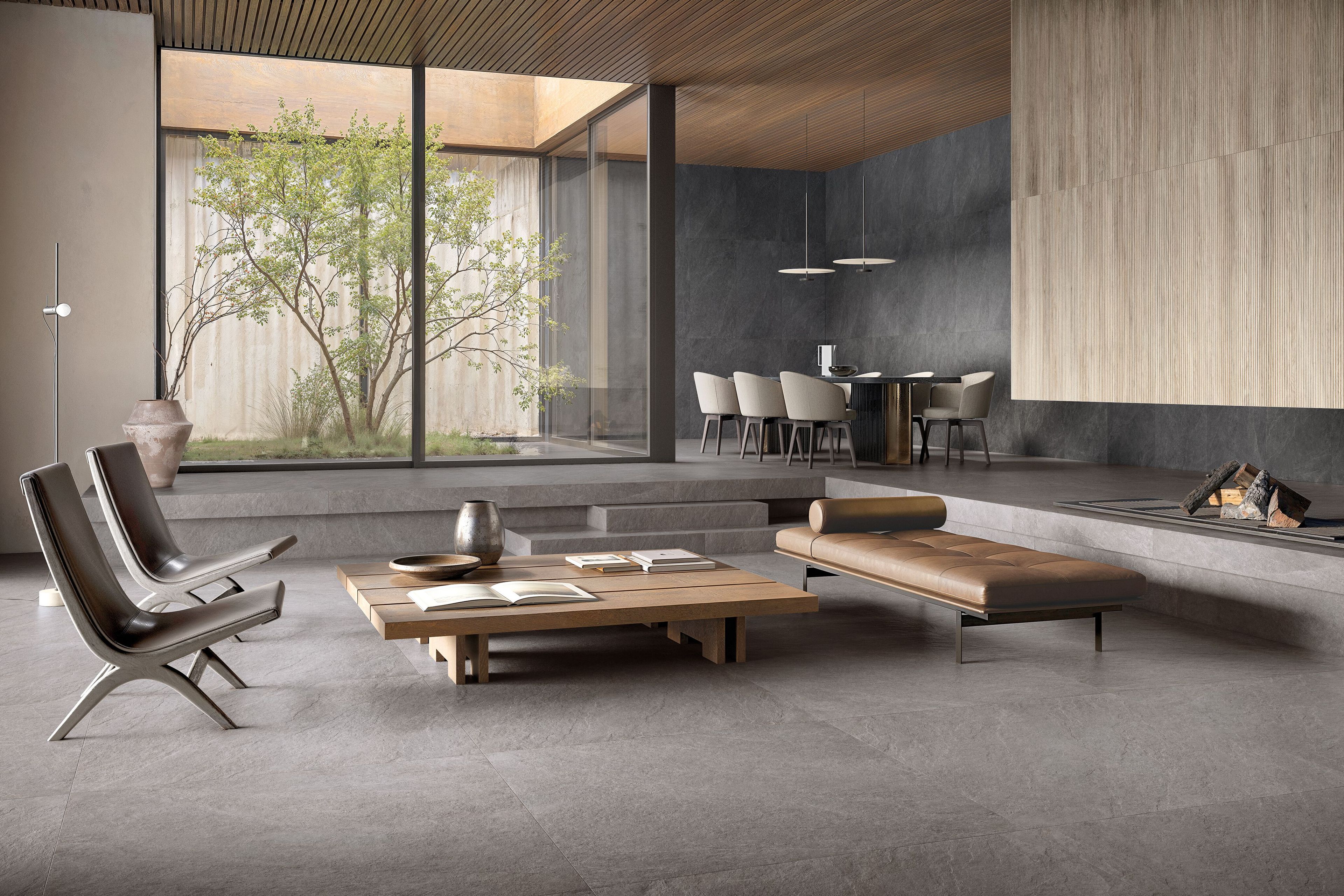 Пол / облицовка керамогранита с эффектом камня Ceramiche Refin Stone Look ARCH-00121594 - Вид №2