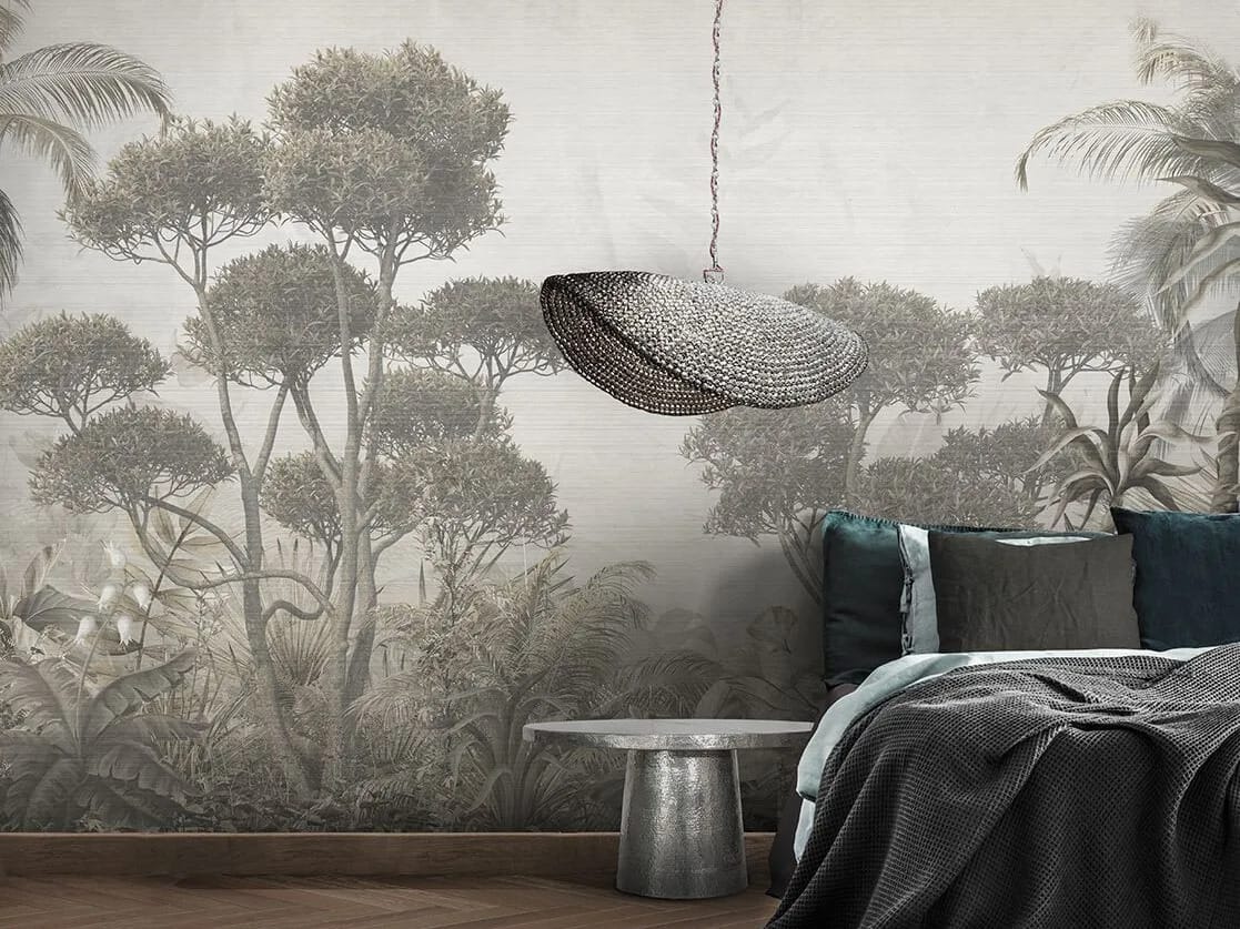 Обои с цветочными мотивами N.O.W. Edizioni JUNGLE / SOFT HORIZON ARCH-00104453
