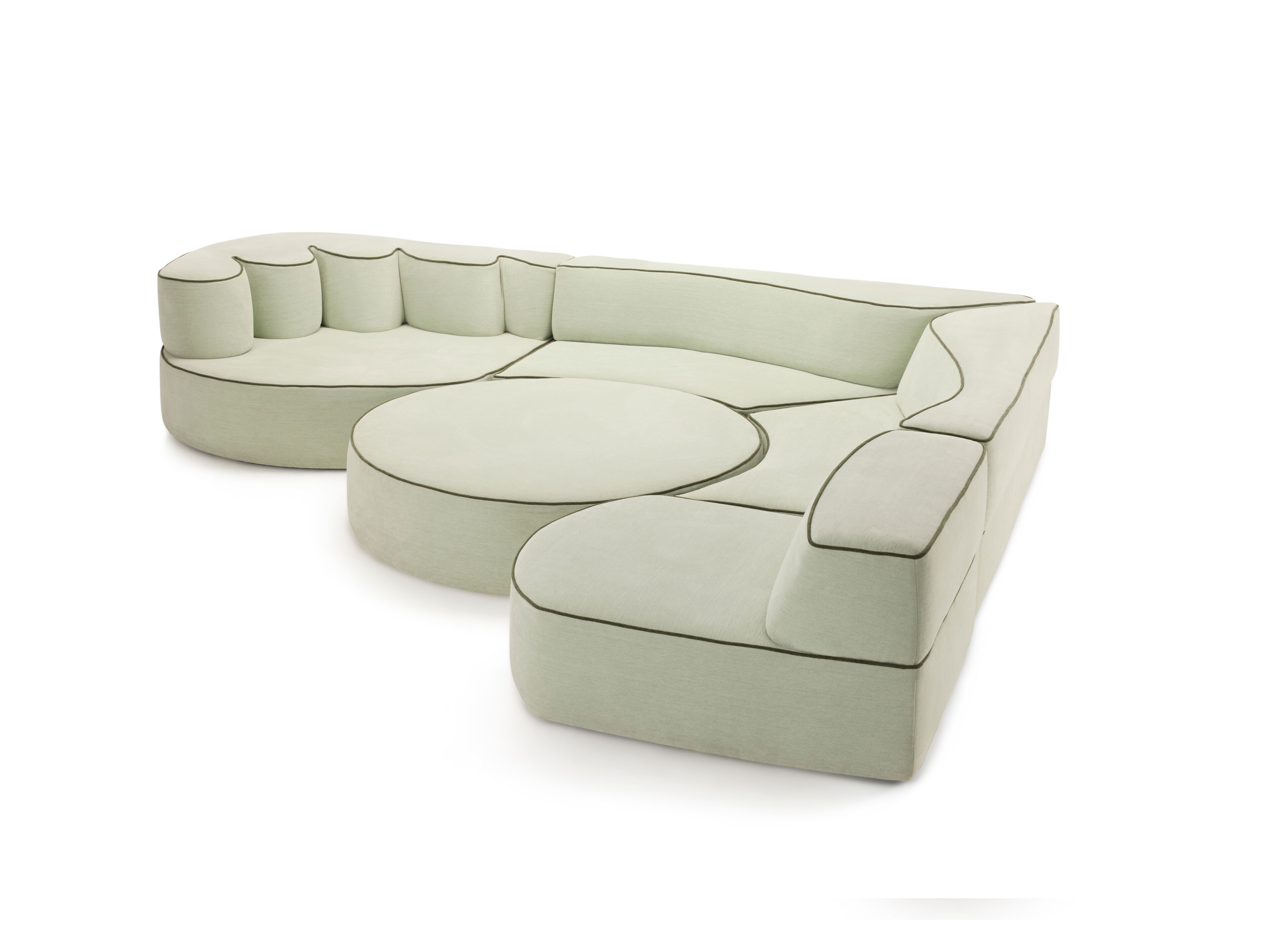 Модульный тканевый диван Collett & Victor COMPORTA ARCH-00149539 - Вид №1