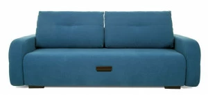 Диван-кровать с 2 подушками синий "Энио" PUSHE  00-3973698 Синий
