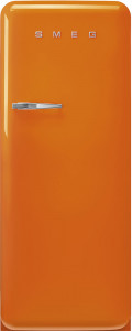 FAB28ROR5 Холодильник / отдельностоящий однодверный холодильник, стиль 50-х годов, 60 см, оранжевый, петли справа SMEG