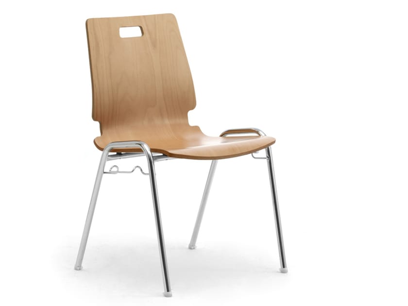 Хромированный и многослойный стальной стул Leyform Кристалл ARCH-00096274