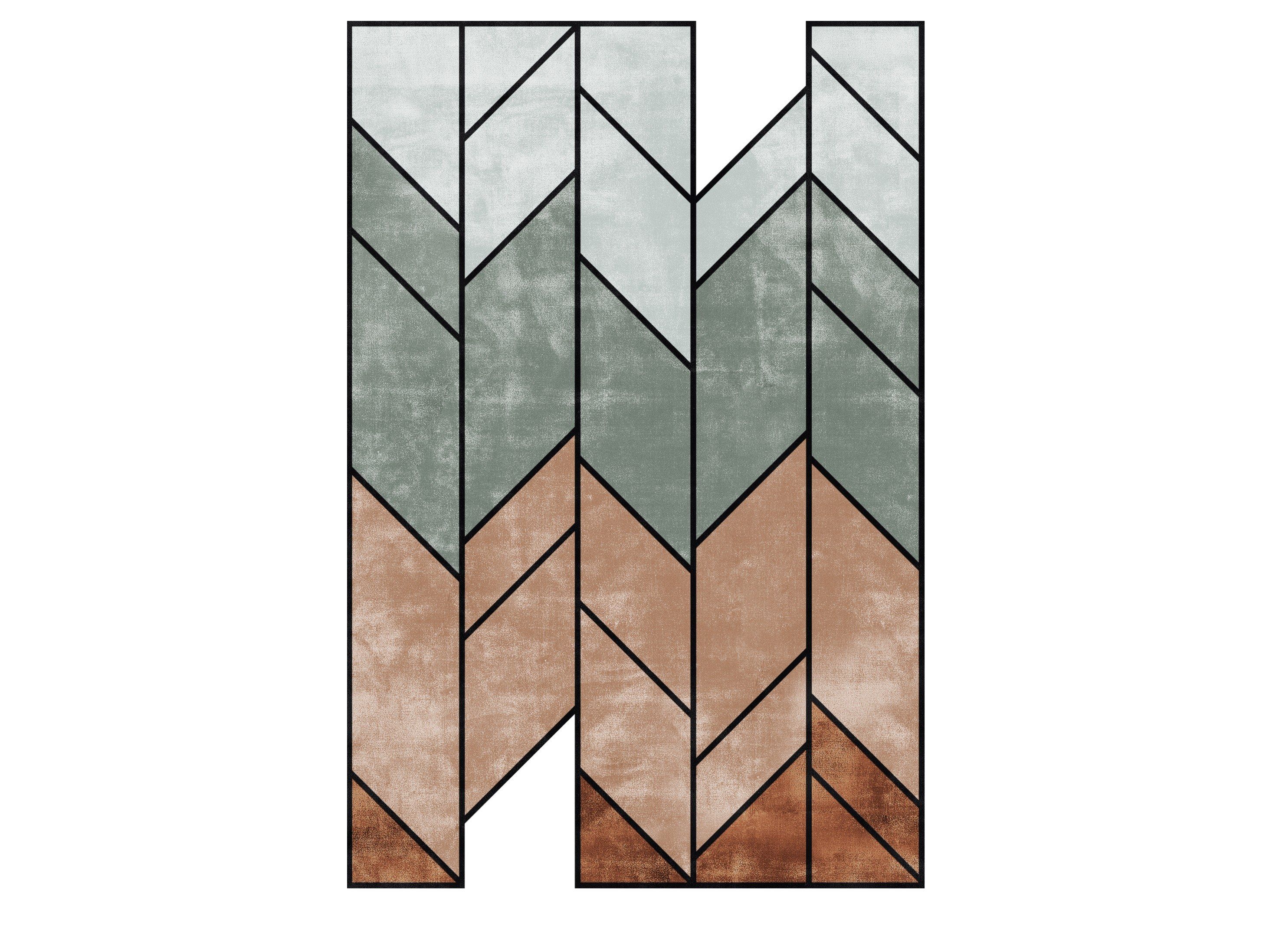 Ковер ручной работы из бамбукового волокна Sirecom Tappeti ARCH-00139991 - Вид №1