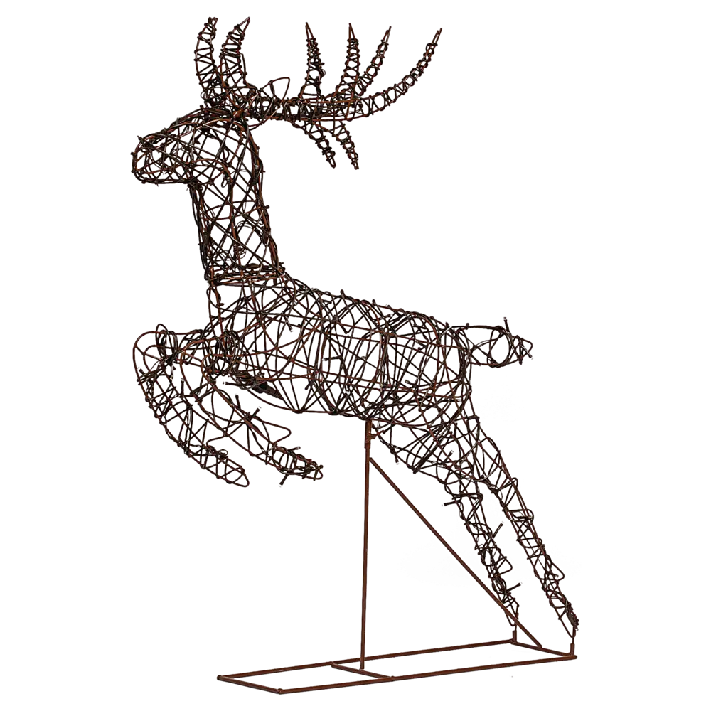 89367763 Набор светящихся новогодних фигур "Олени с санями" IP44 240LED STLM-1395751 Santreyd  - Вид №6