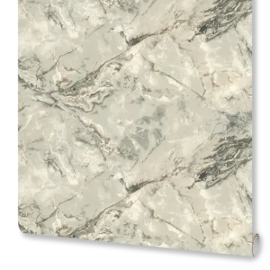 Флизелиновые обои Ornamy Calacatta серые с рельефной текстурой 89433801