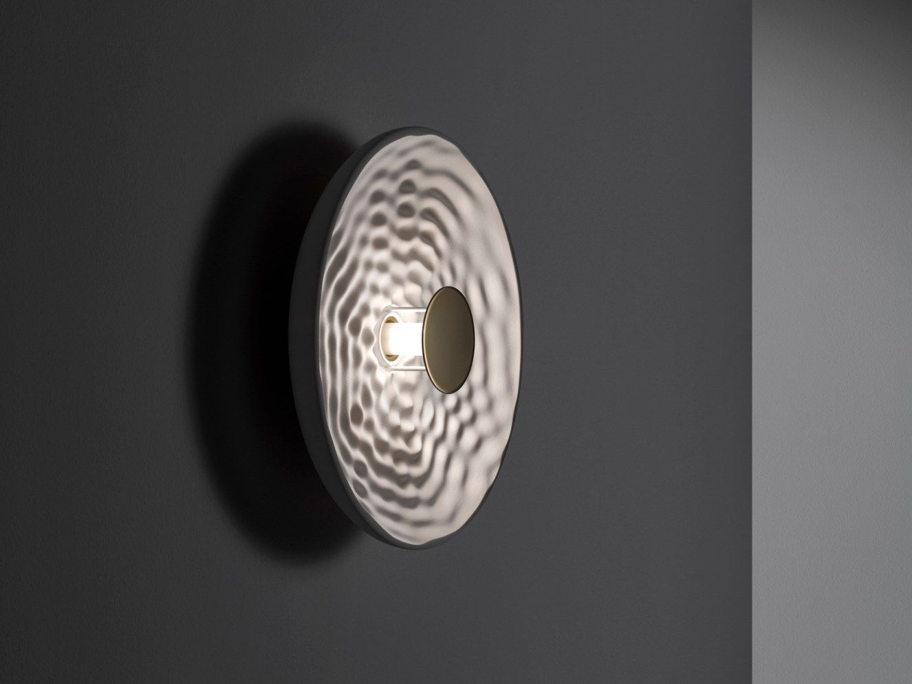 Светодиодный настенный светильник из штукатурки и латуни RADAR INTERIOR Pulse ARCH-00101364 - Вид №5