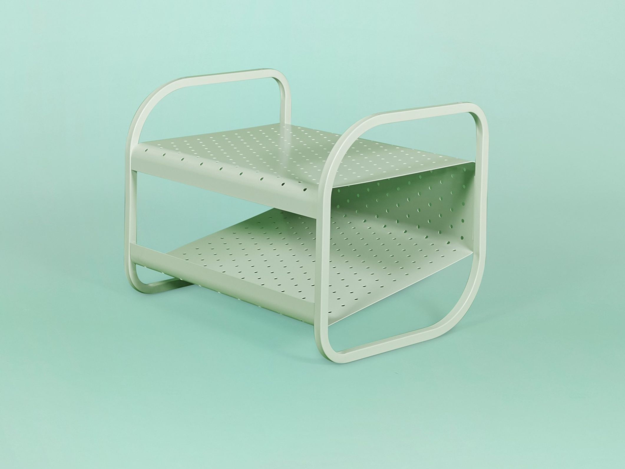 Металлическая подставка для ног / журнальный столик Giacopini Flip ARCH-00101620 - Вид №5