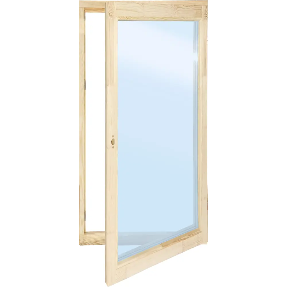 Окно деревянное 100х87 см, однокамерный стеклопакет Santreyd STLM-2000043 - Вид №1