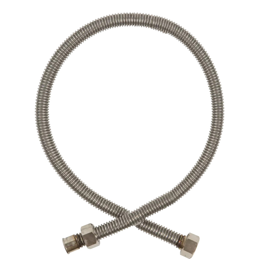 Гибкая подводка для газа сильфонного типа 1/2" гайка-гайка 80 см Santreyd STLM-2109677