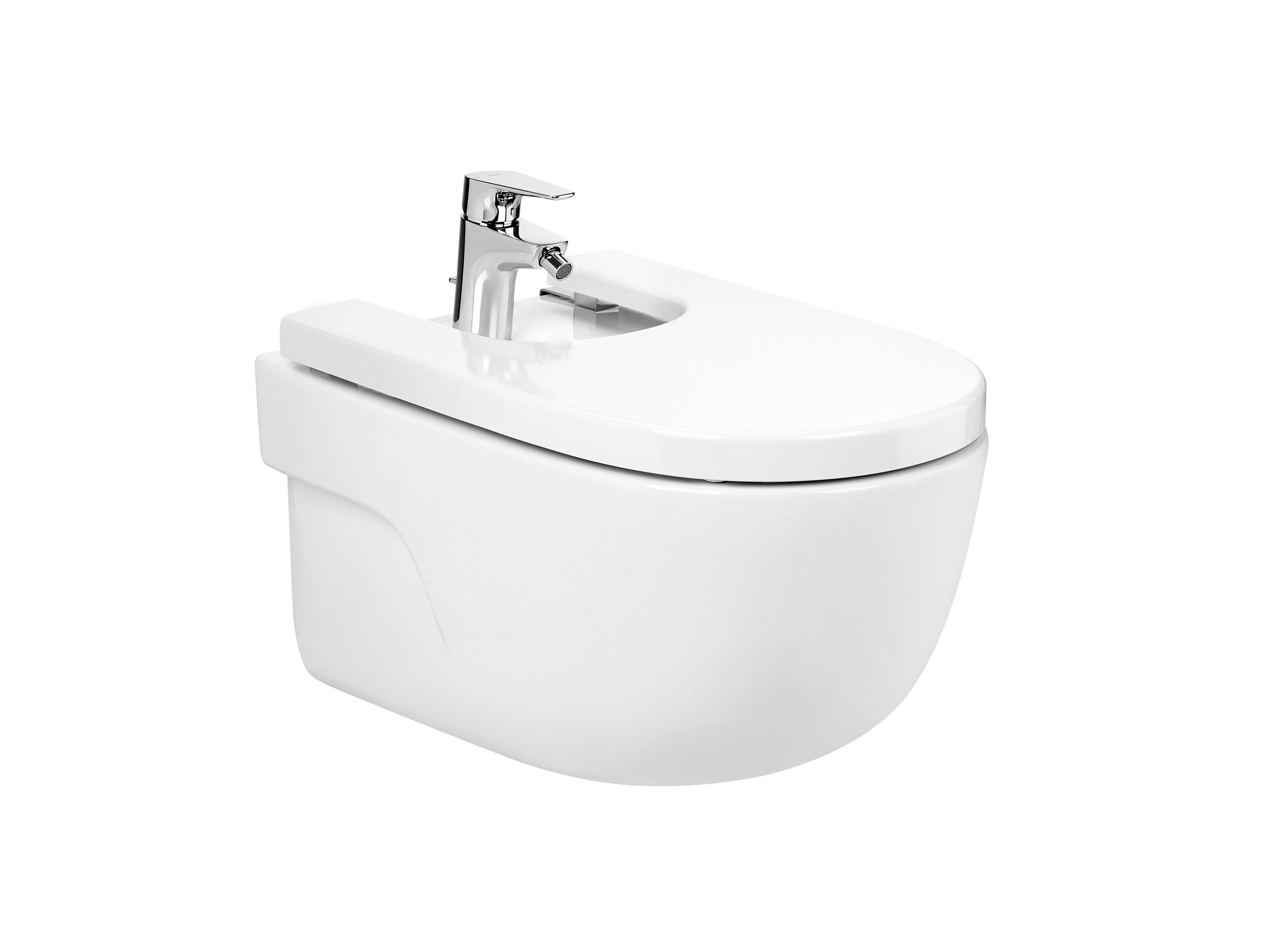 Фарфоровая подвесная настенная проволока для биде Roca Meridian ARCH-00055211 - Вид №1