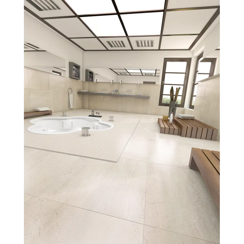 Керамогранит Golden Tile Crema Marfil 60.7x60.7 см 1.105 м² цвет бежевый STLM-2076247 - Вид №4
