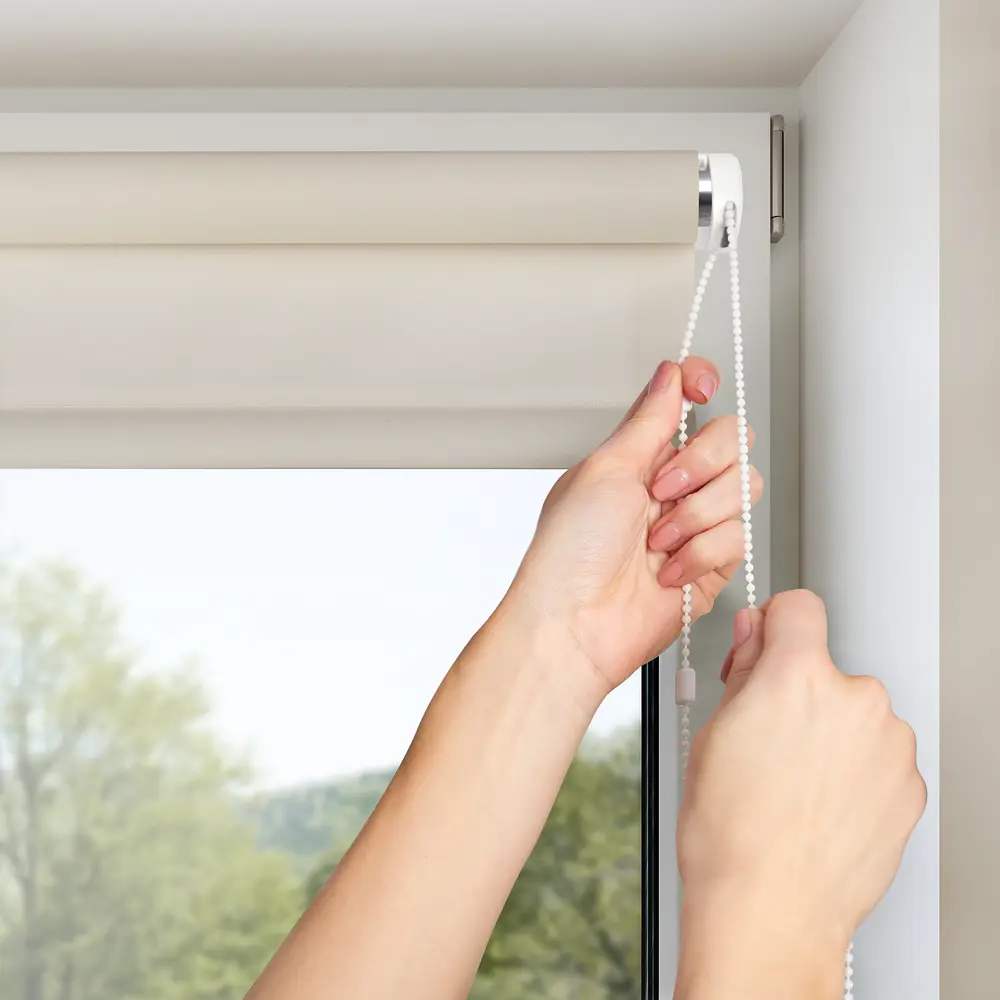 Штора рулонная Plain, 55x160 см, цвет белый PRAKTO STLM-2016299 - Вид №2