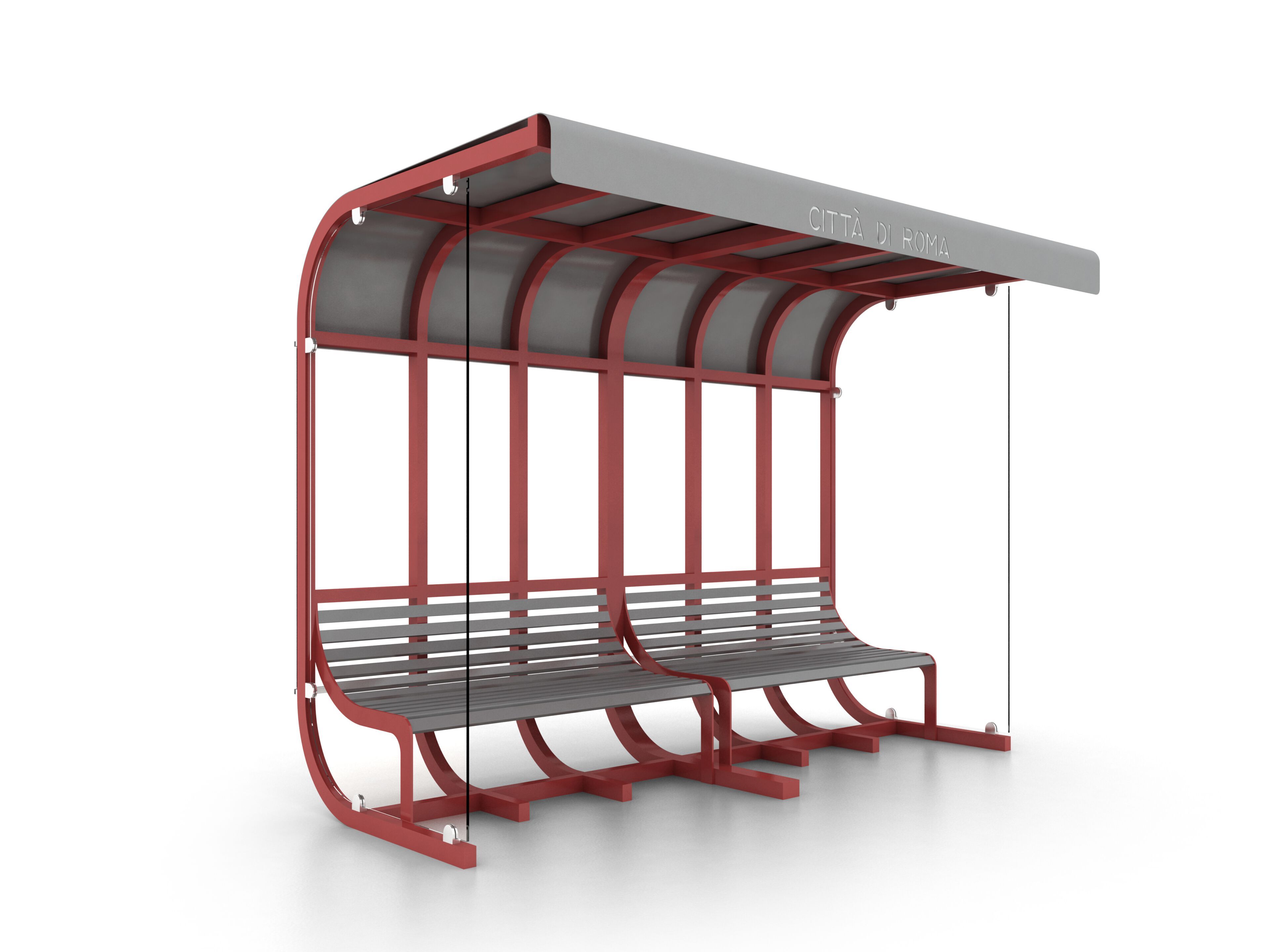 Навес для автобусной остановки Viscio Urban Design DOLCEVITA ARCH-00013675 - Вид №1