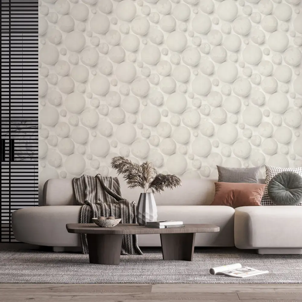 Обои флизелиновые Аспект Ру Титан светло-бежевые 1.06 м 70347-11 STLM-2015909 - Вид №2