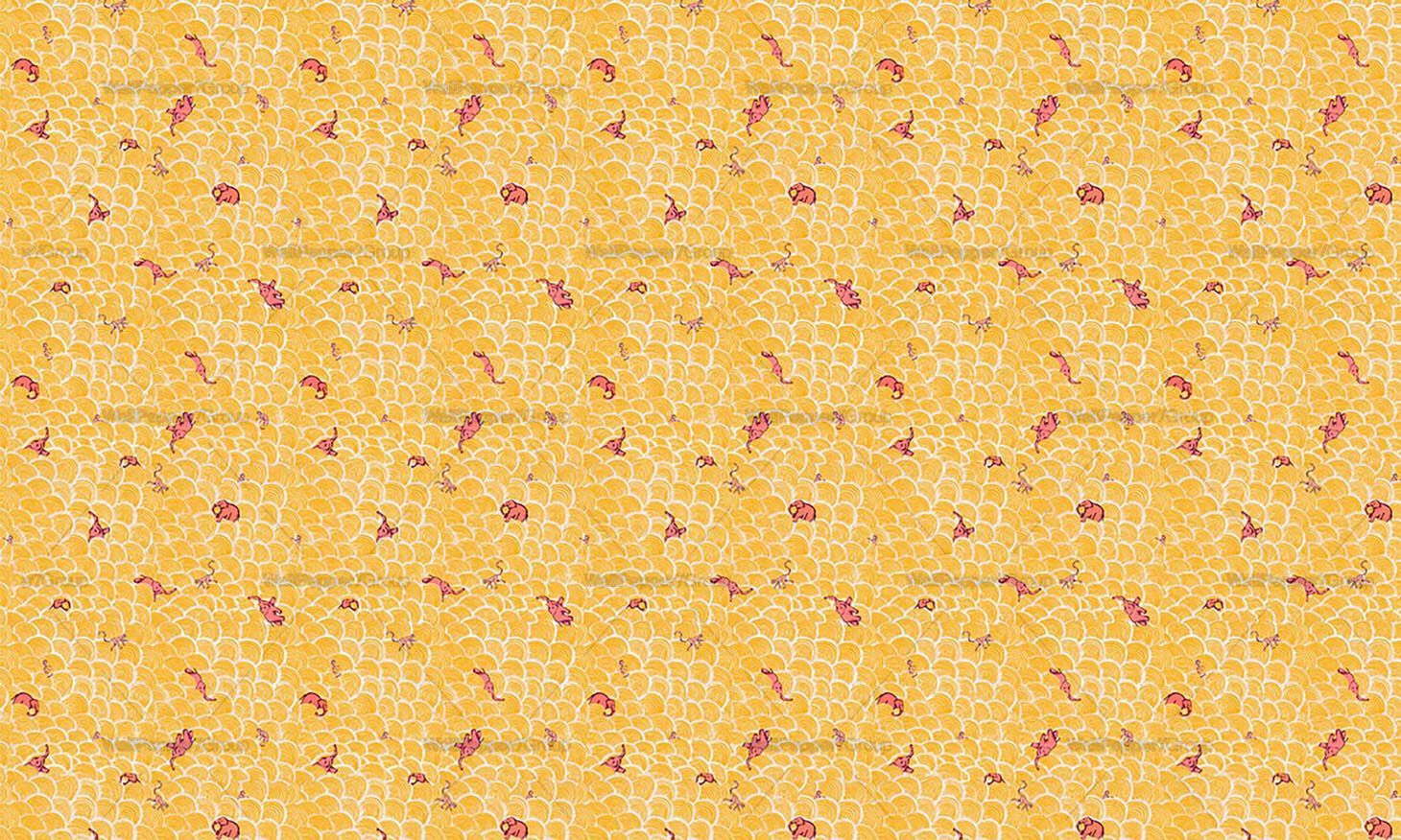 Обои из натурального ПВХ, экологически чистые, моющиеся WallPepper SUNNY ELEPHANT ARCH-00054553 - Вид №1