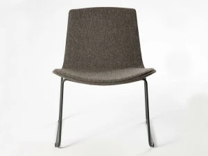 ENEA Санный стул с обивкой из ткани Lottus lounge