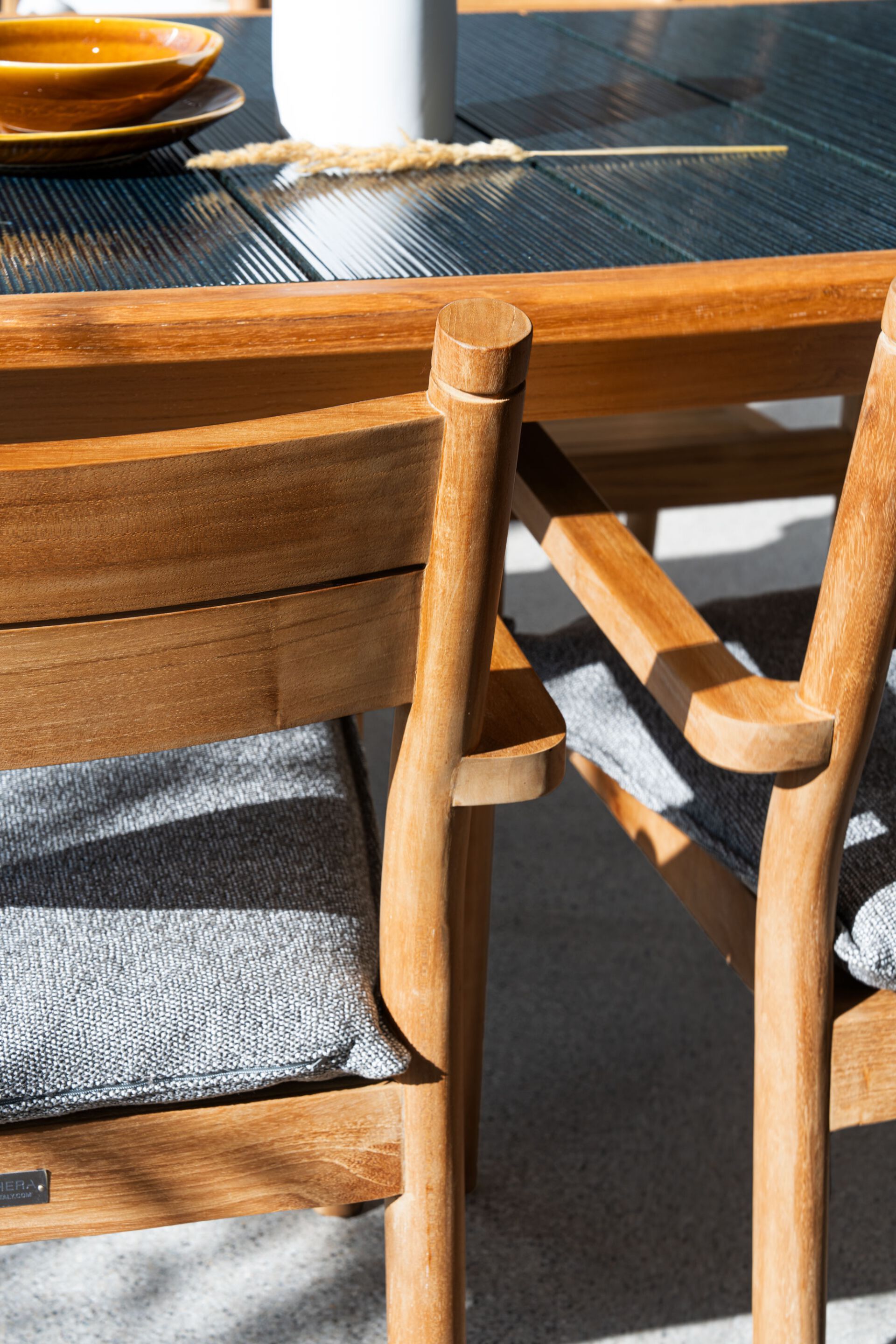 Деревянный штабелируемый садовый стул с подлокотниками Atmosphera Панама ARCH-00144422 - Вид №8