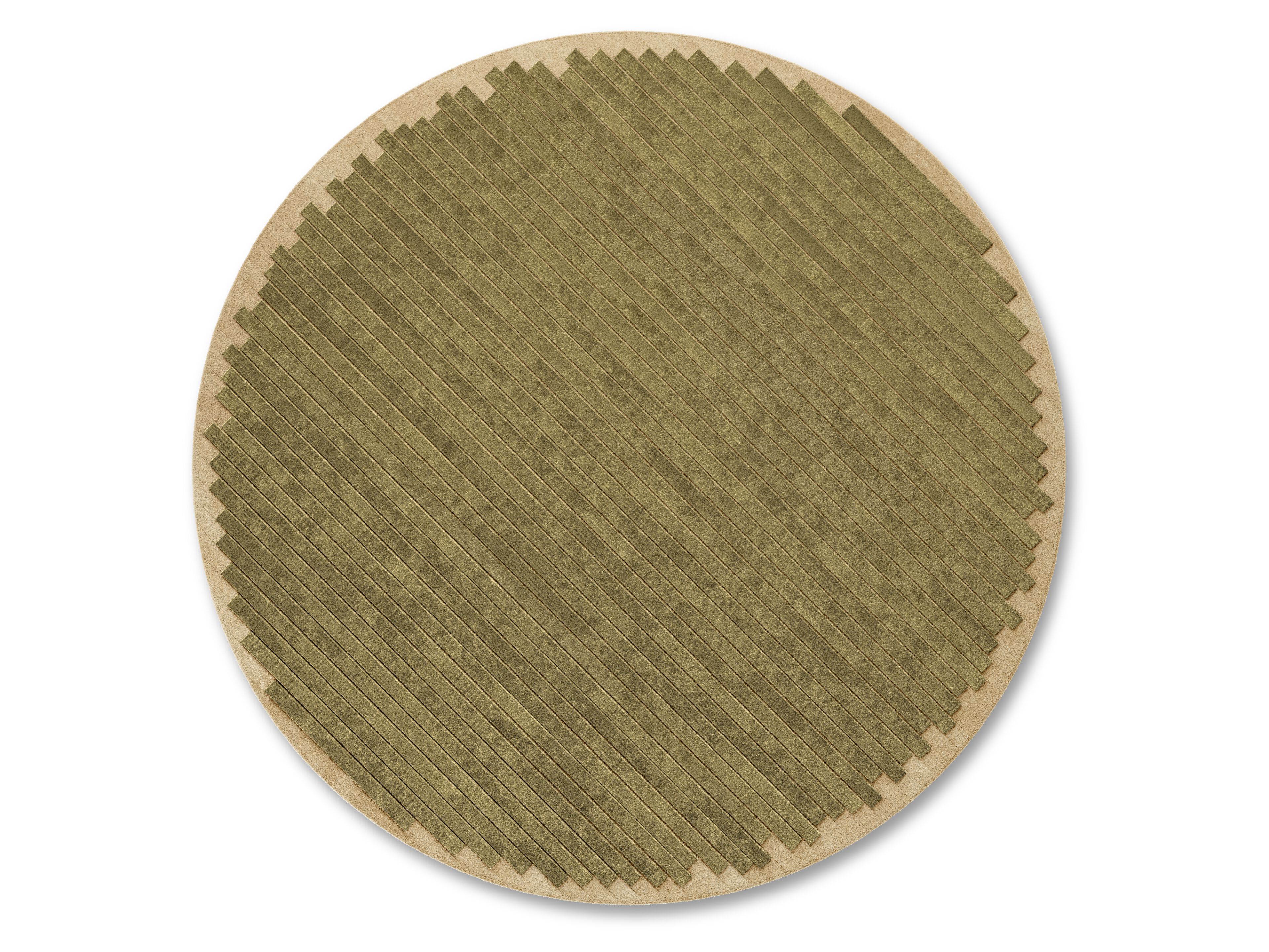 Круглый шерстяной ковер ручной работы Zanotta ETTARO ARCH-00100469