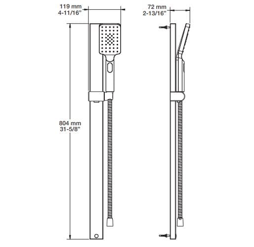 Термостатический набор для душа с душем BARIL PRO-3852-10 ARCH-00117164 - Вид №4