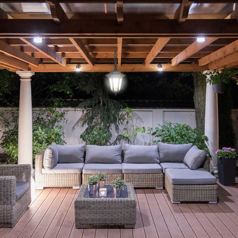 Светильник уличный подвесной 6 граней цвет чёрный Santreyd STLM-2083197 - Вид №8