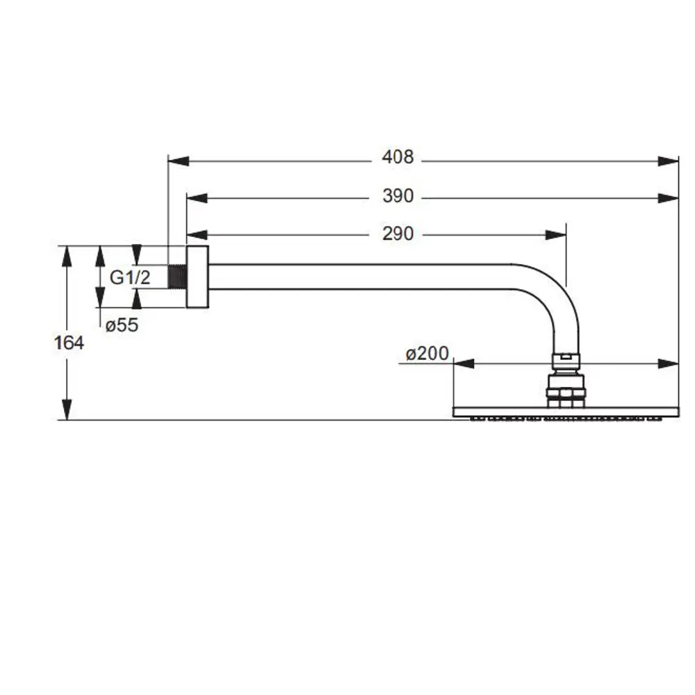 Комплект для душа скрытого монтажа Ideal Standard Ceraplan III B1943AA STLM-2065745 - Вид №9