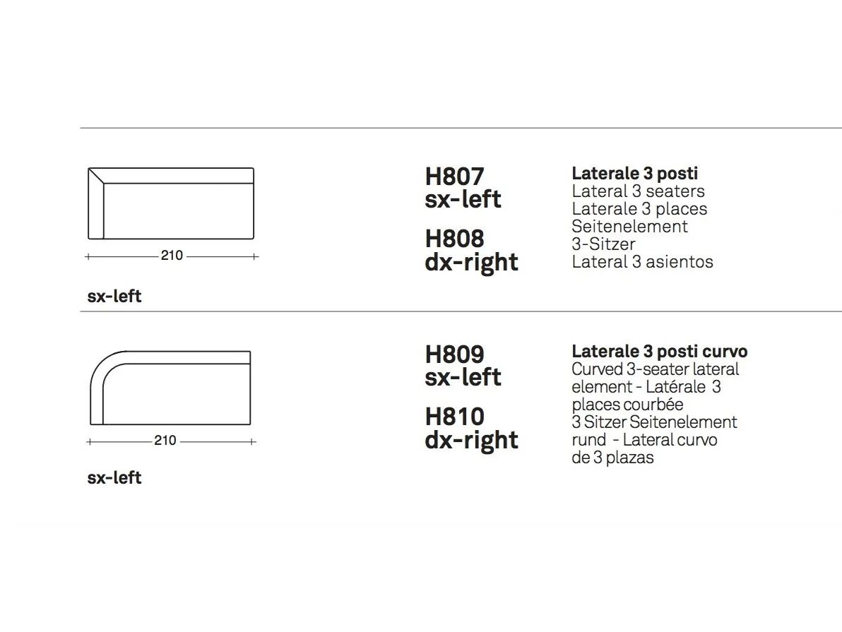 Секционный угловой диван из ткани VALENTINI Eduard New ARCH-00074004 - Вид №7