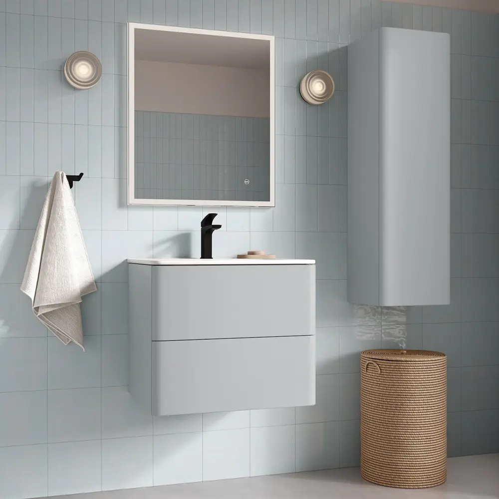 Комплект фасадов для тумбы Iddis Lahta 60 см LAH60G0i89 МДФ цвет серый STLM-2071320 - Вид №9