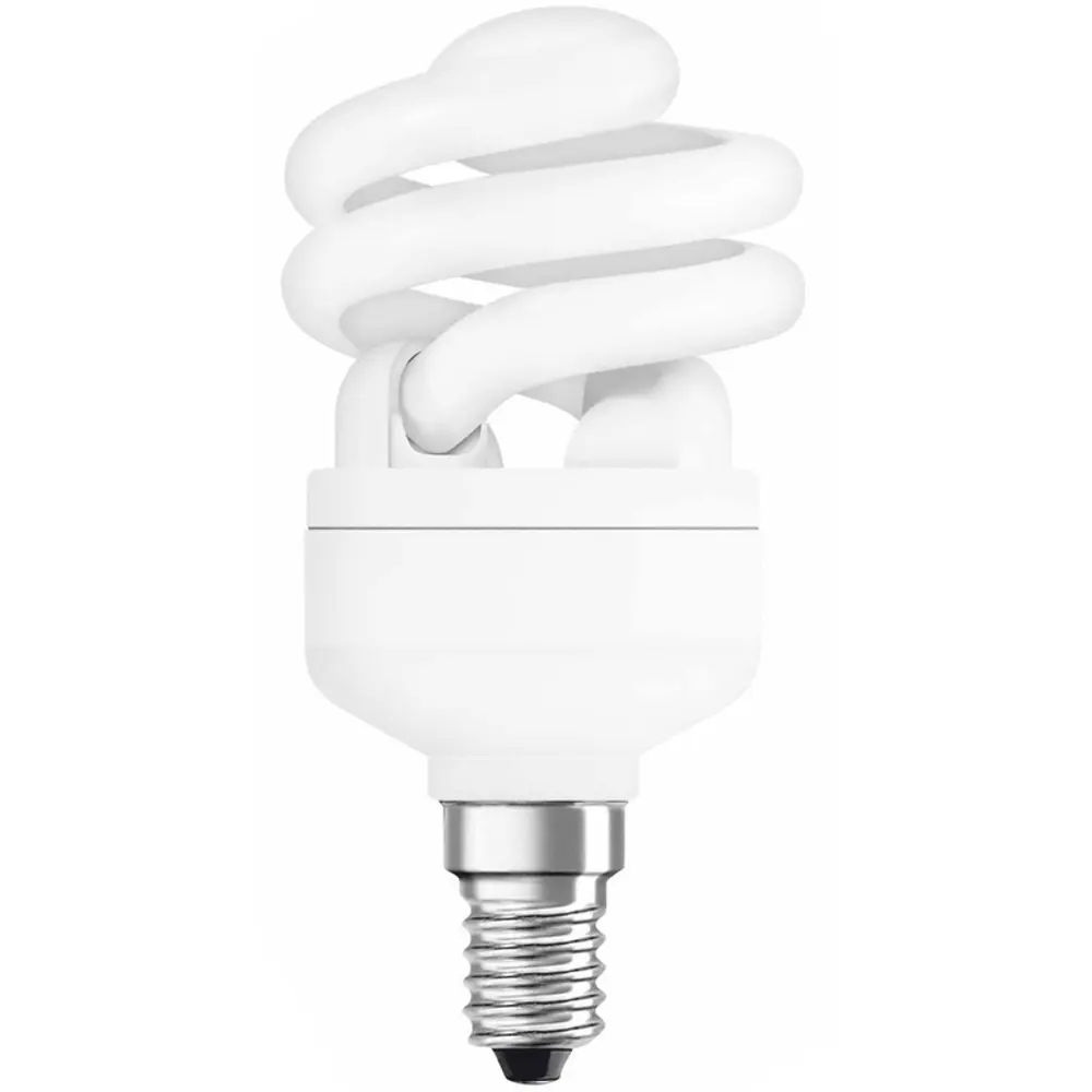 Лампа энергосберегающая Osram спираль E14 11 Вт свет тёплый белый STLM-2101587