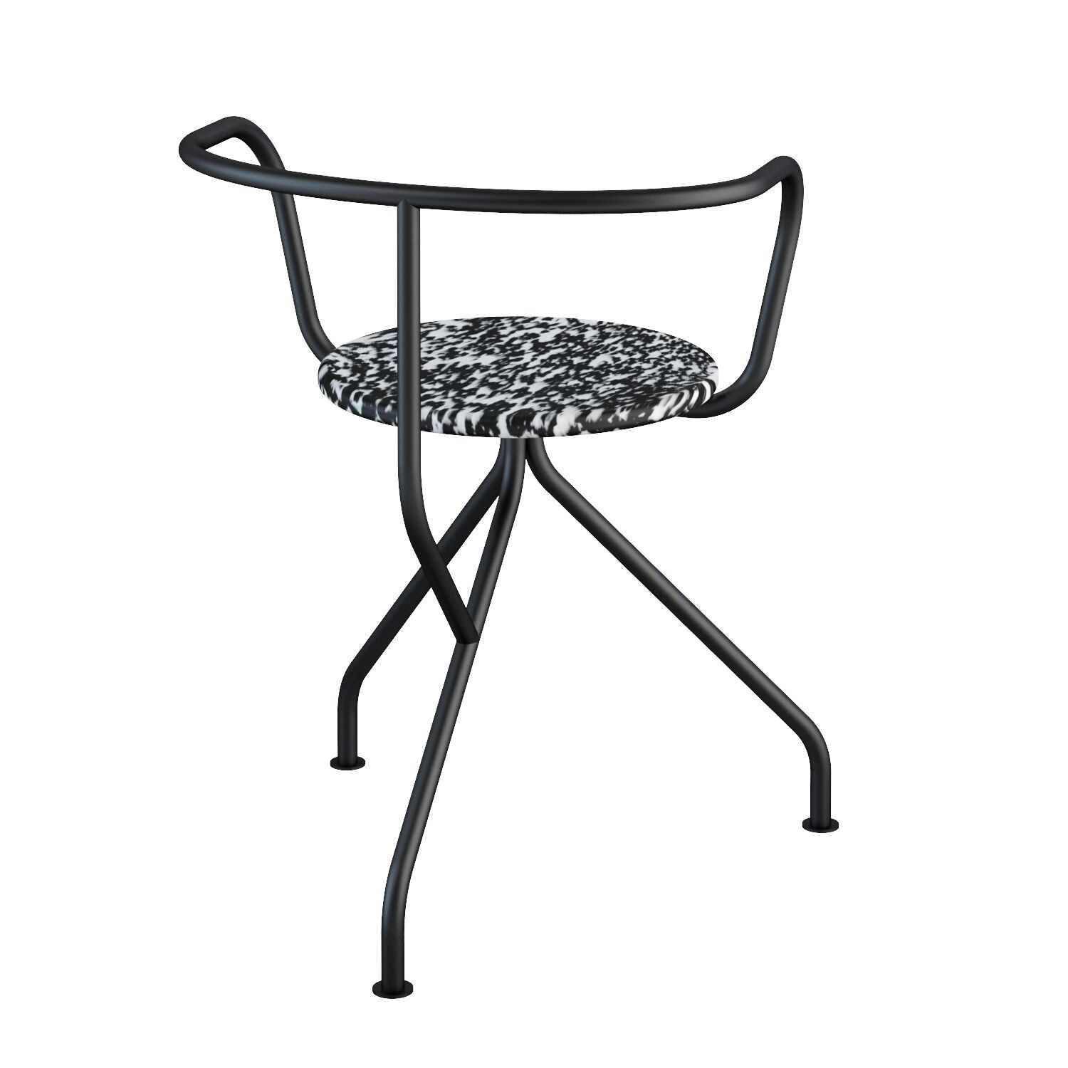 Стальной стул с порошковым покрытием с подлокотниками Nobonobo Kohti ARCH-00024470 - Вид №1