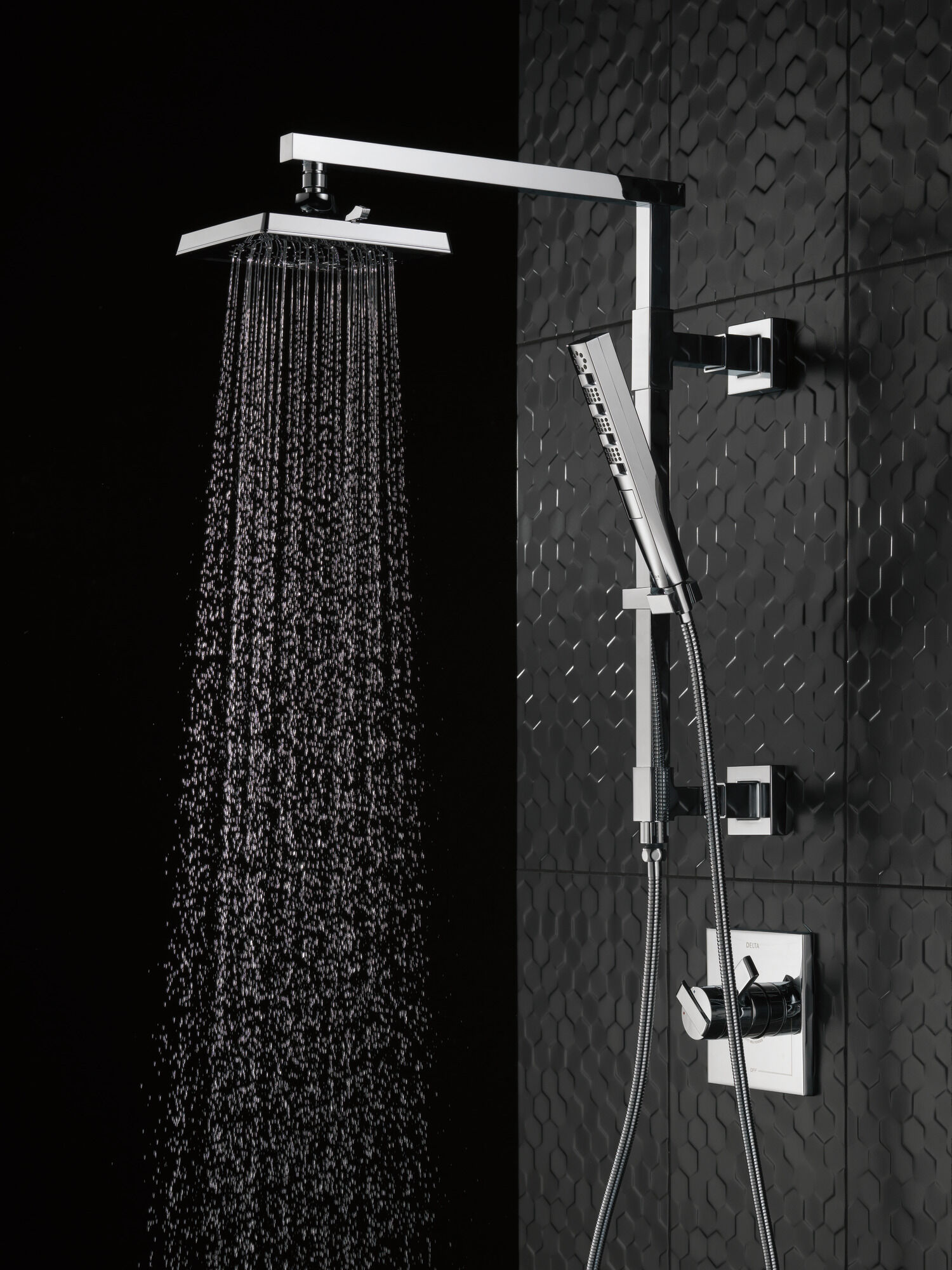 58410-RB Душевая колонна угловая 18 дюймов Delta Faucet Universal Showering Венецианская бронза  - Вид №17