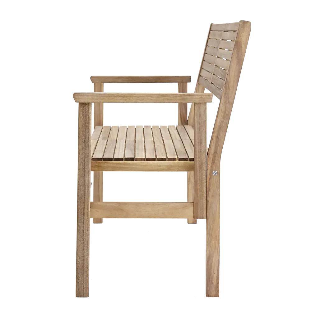 Скамья садовая Naterial Solis 120х55х90 см дерево светло-коричневая STLM-2177163 - Вид №1