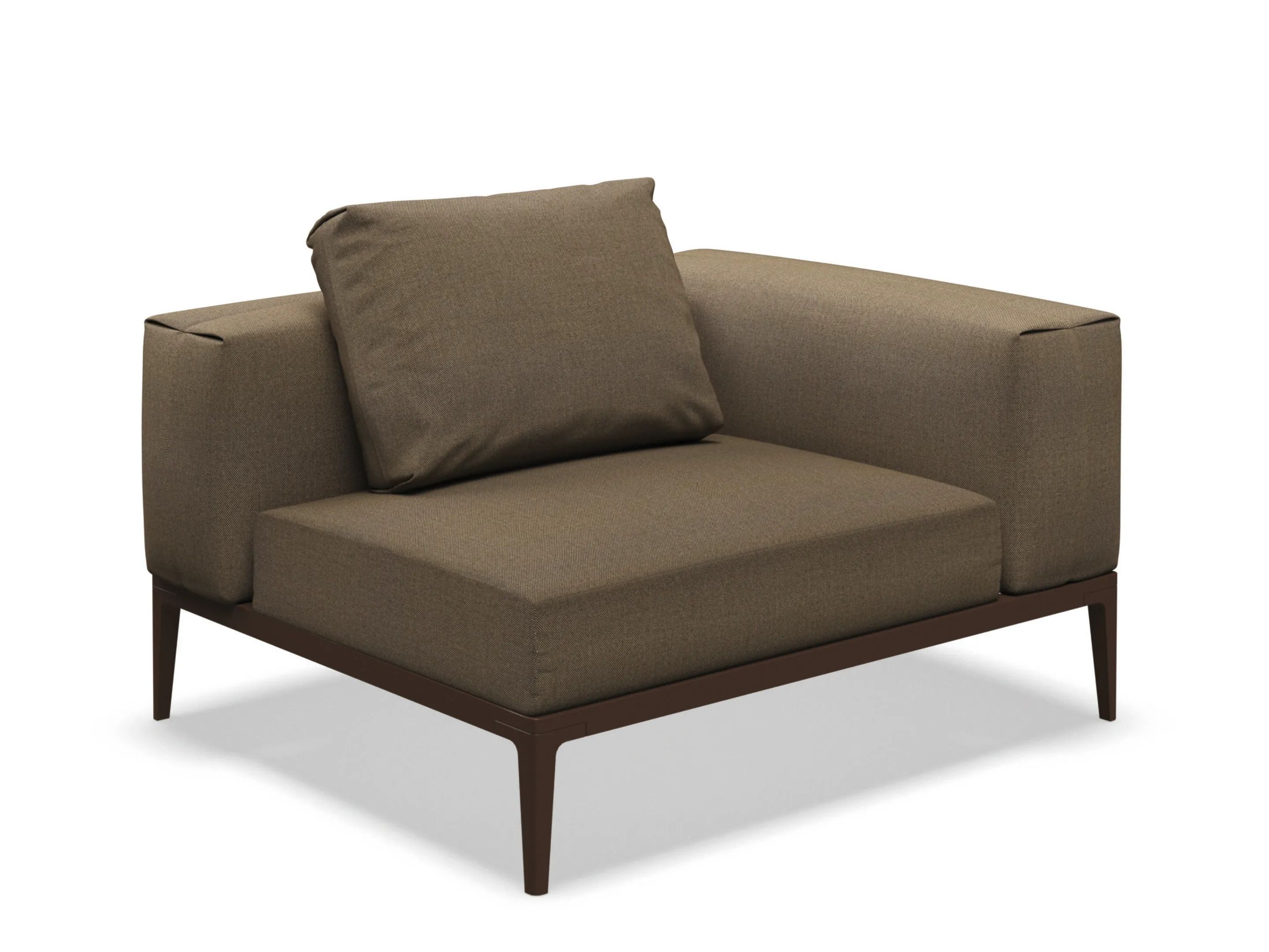 Угловое садовое кресло из ткани Gloster сетка ARCH-00140017